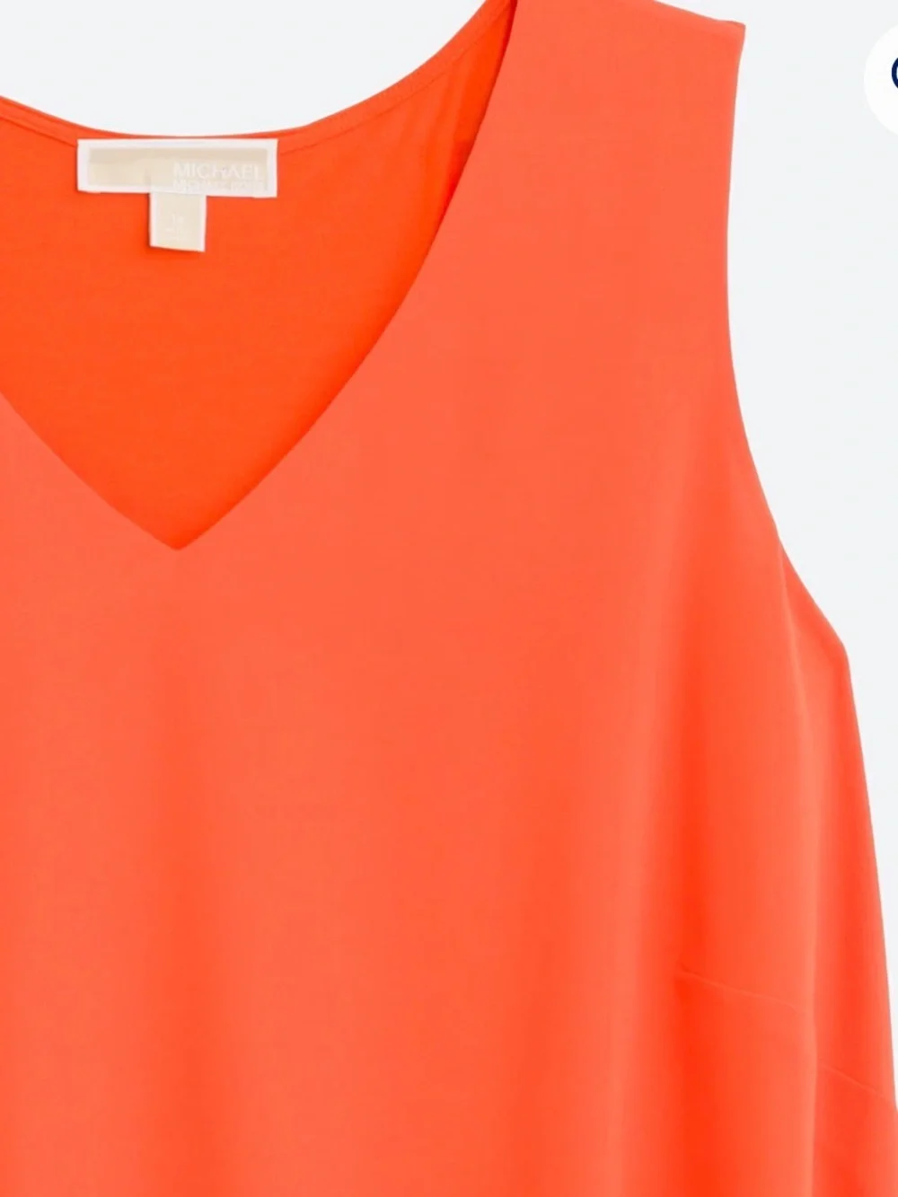 Michael Kors Sariyah Sleeveless Mixed Material Tiered Tank